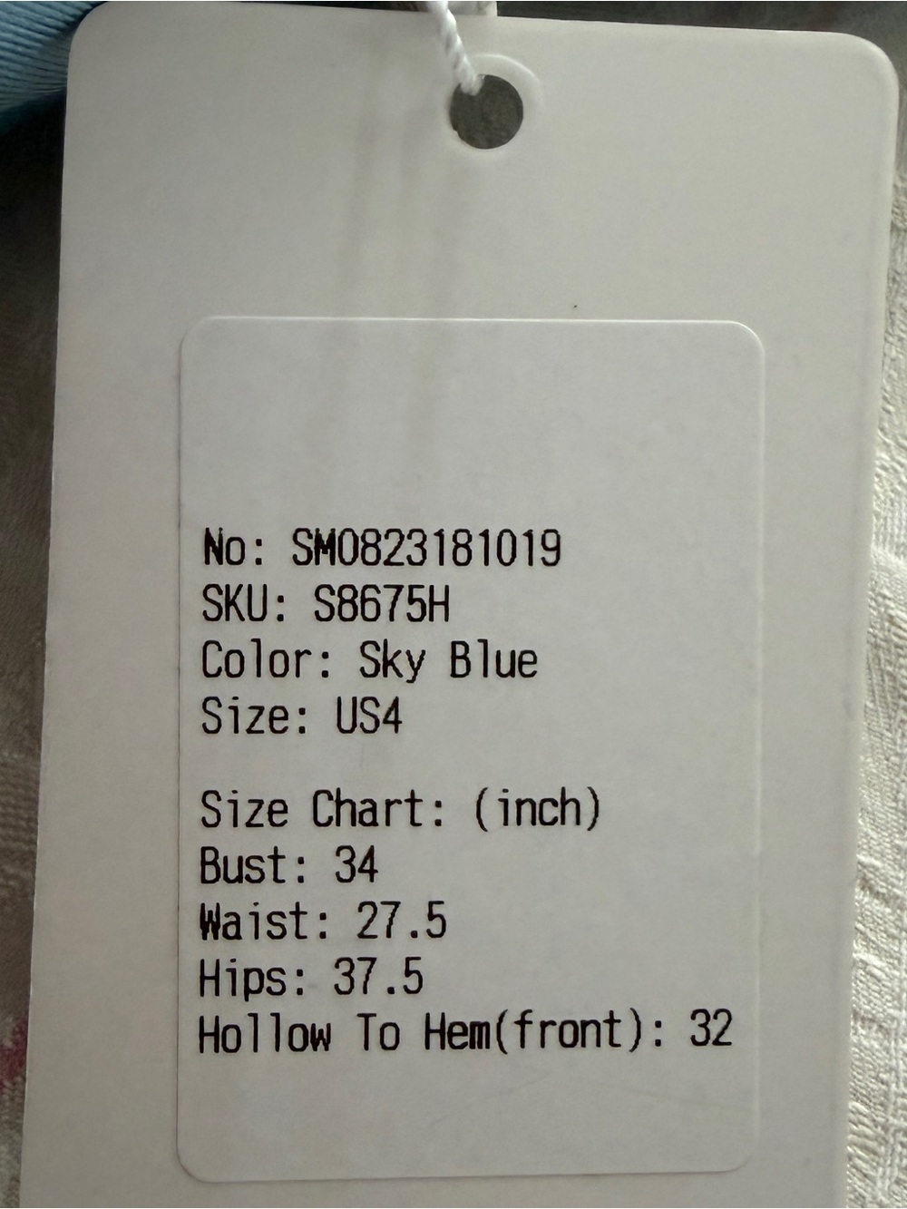 NWT STACEES Strapless Sky-Blue Ruched Cocktail Party Prom Wedding Dress Sz 4 - Picture 5 of 5